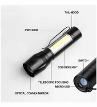 Mini Linterna Tactica Led  2009 Lumenes