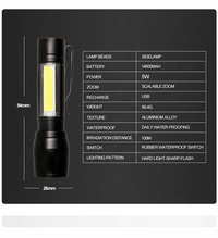 Mini Linterna Tactica Led  2009 Lumenes