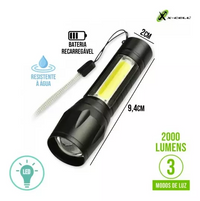 Mini Linterna Tactica Led  2009 Lumenes